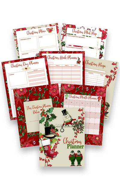 Alice In Wonderland Christmas Planner (20 pages)