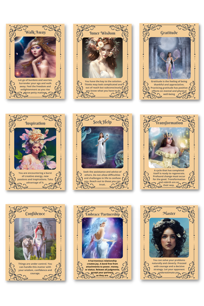 Goddess Lady Boss Oracle Card Deck (20 Cards)